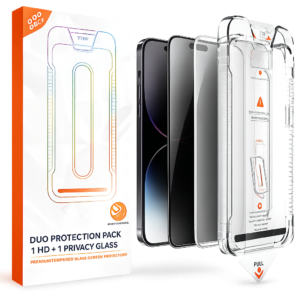 Πακέτο 2 Τζαμάκια Προστασίας Οθόνης για iPhone 17 Pro Max – 1 HD + 1 Privacy